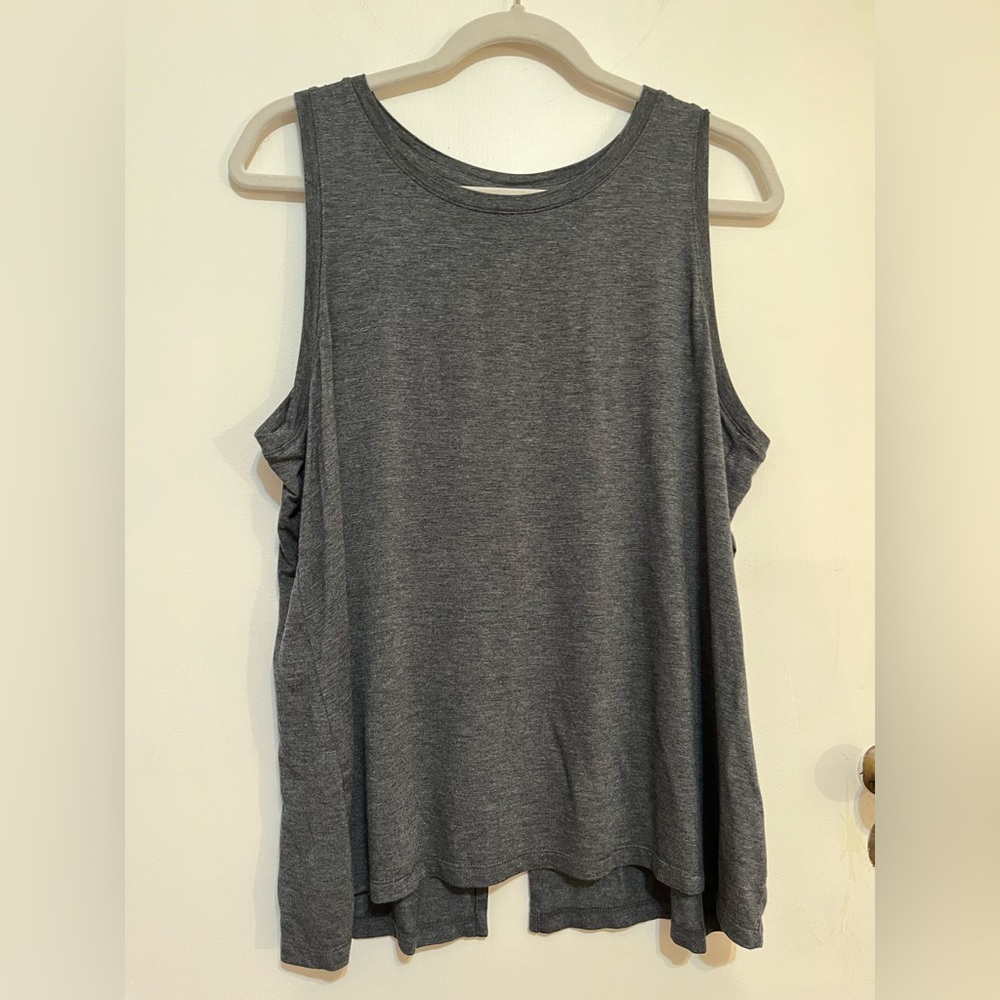Halogen Charcoal Grey Tank Top Size L